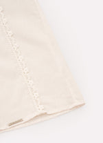 Blusa Bata Algodão Broderi e Renda