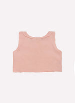 Colete Cropped Moletom Bordados Botões Joia