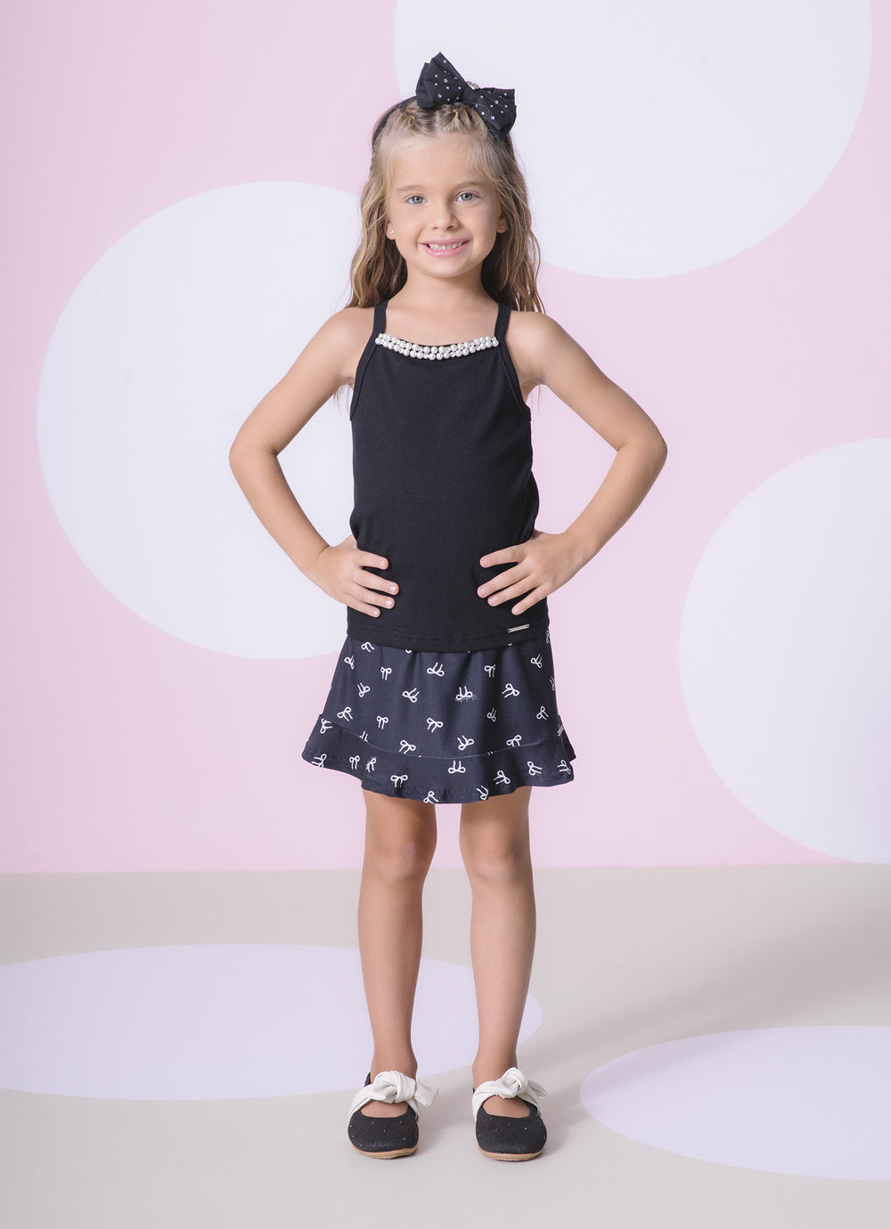 Blusa Alça Ribana Bordados Pérolas e Cristais