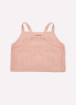 Blusa Cropped Ribana Frufru Tule Cristais