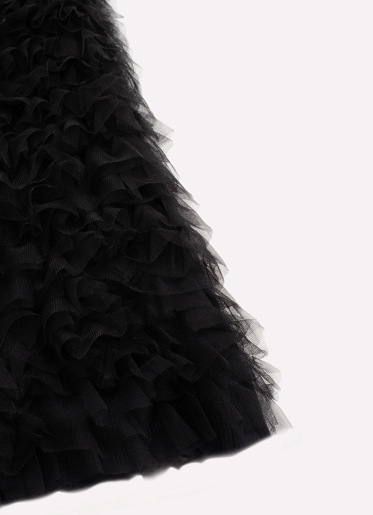 Vestido Ribana Babadinhos Tule Laço Lantejoula