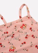 Blusa Cropped Alça Light Estampado