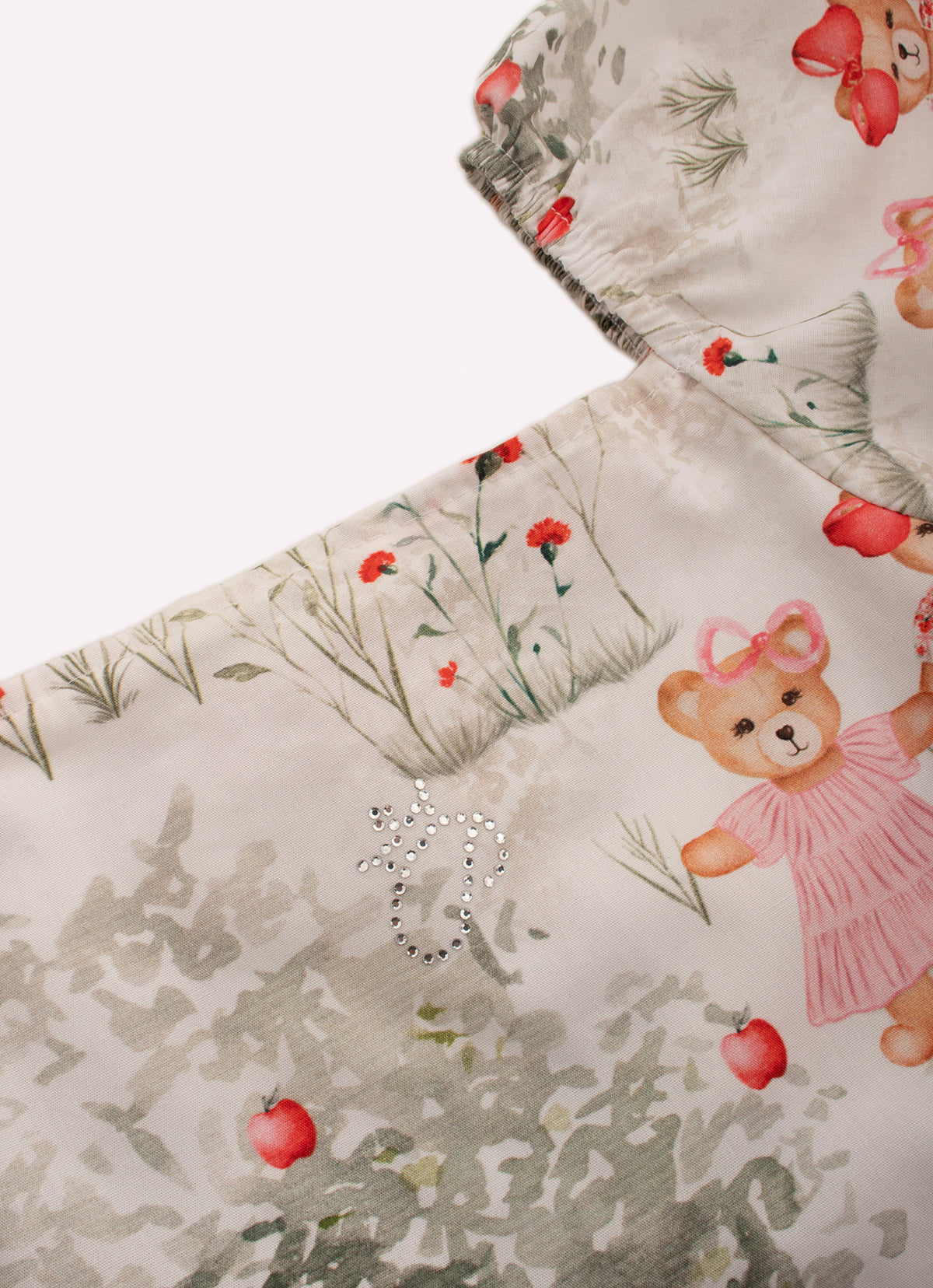 Blusa Cropped Algodão Estampado Árvore Cristal
