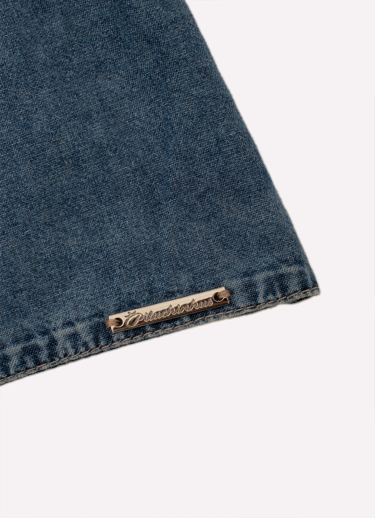 Blusa Cropped Jeans Fino Babadinho Cristal