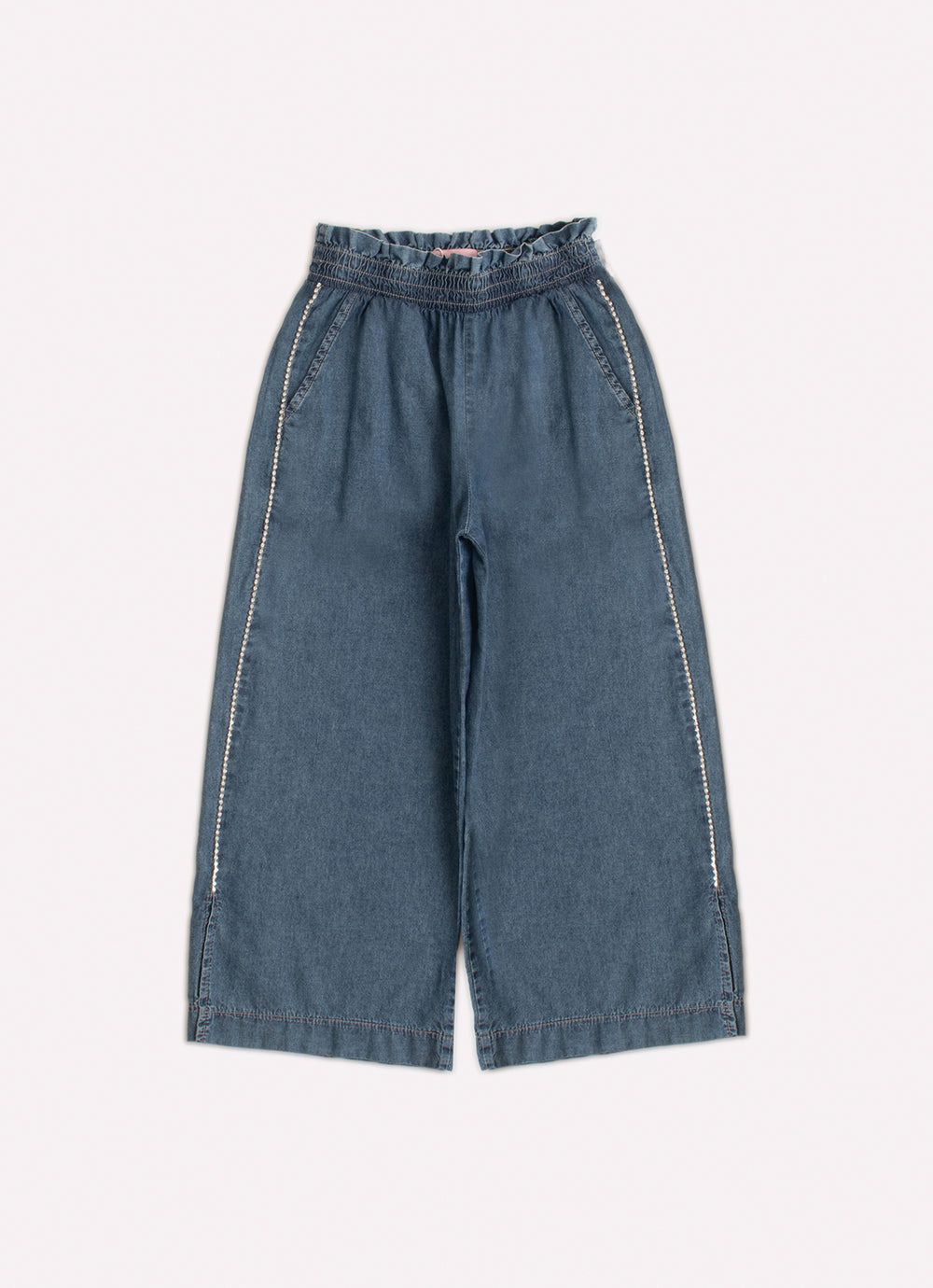 Calça Jeans Fino Cristal Lateral