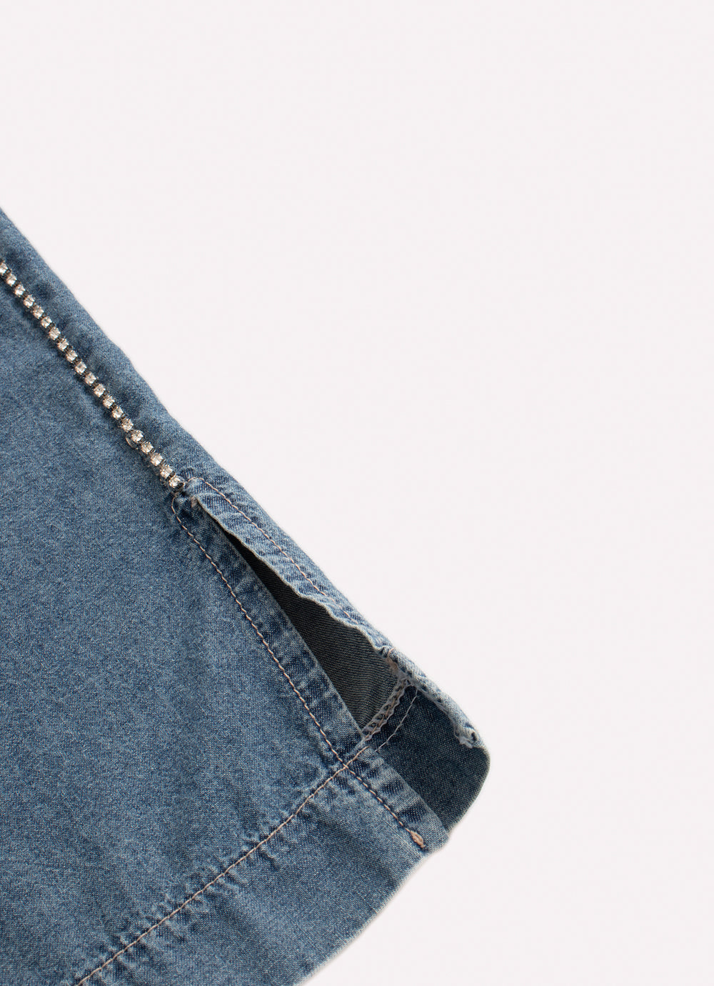 Calça Jeans Fino Cristal Lateral