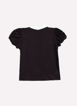 Blusa Algodão Gola Laço Bordados