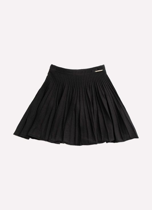 Saia Short Tricot Plissada