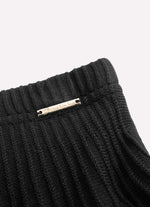 Saia Short Tricot Plissada