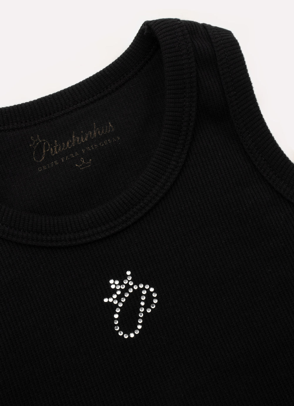Regata Cropped Ribana Pituchinhus  Preto