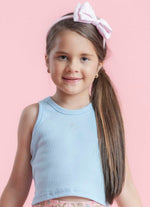 Regata Cropped Ribana Pituchinhus  Azul Claro