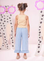 Regata Cropped Ribana Pituchinhus  Bege Urso