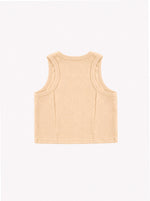 Regata Cropped Ribana Pituchinhus  Bege Urso