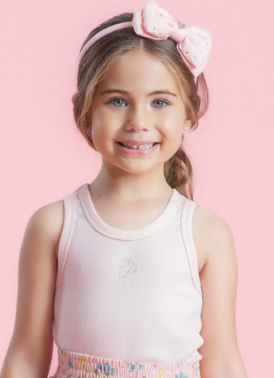 Regata Cropped Ribana Pituchinhus  ROSA GELADO