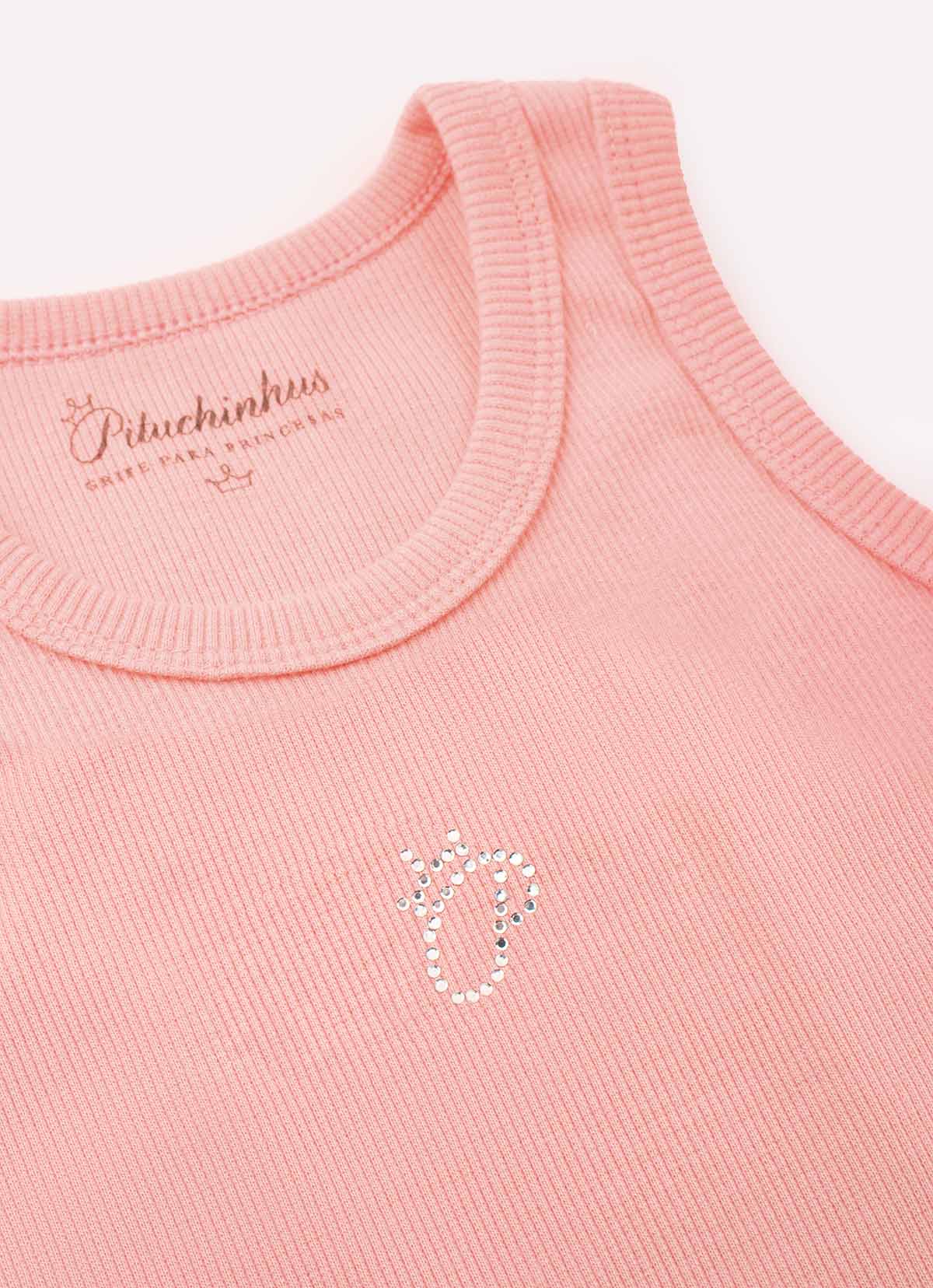 Regata Cropped Ribana Pituchinhus  GLACE ROSA