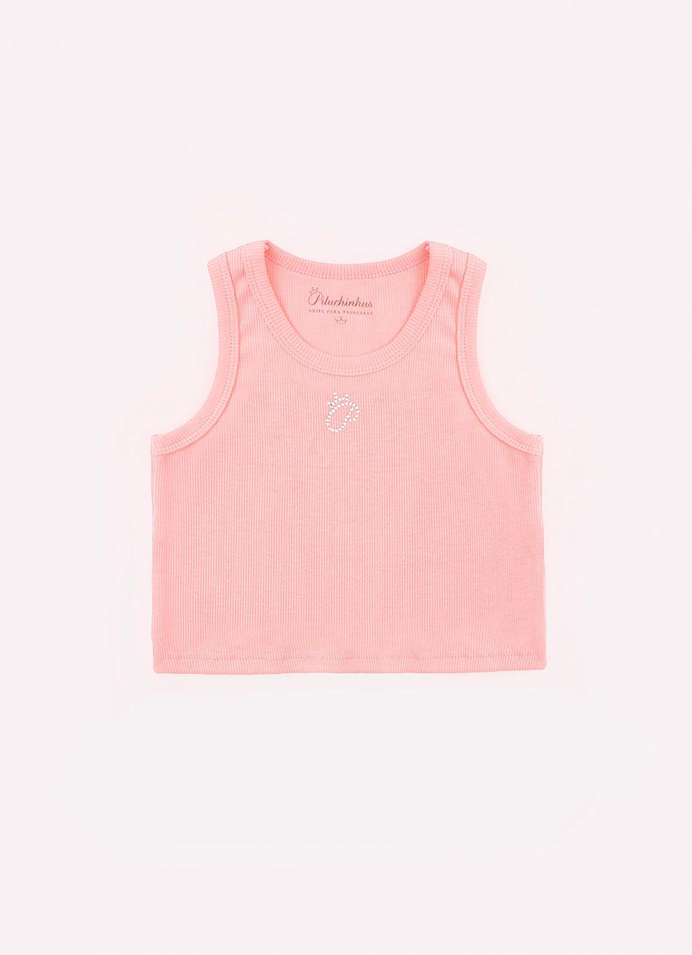 Regata Cropped Ribana Pituchinhus  Rosa Baby