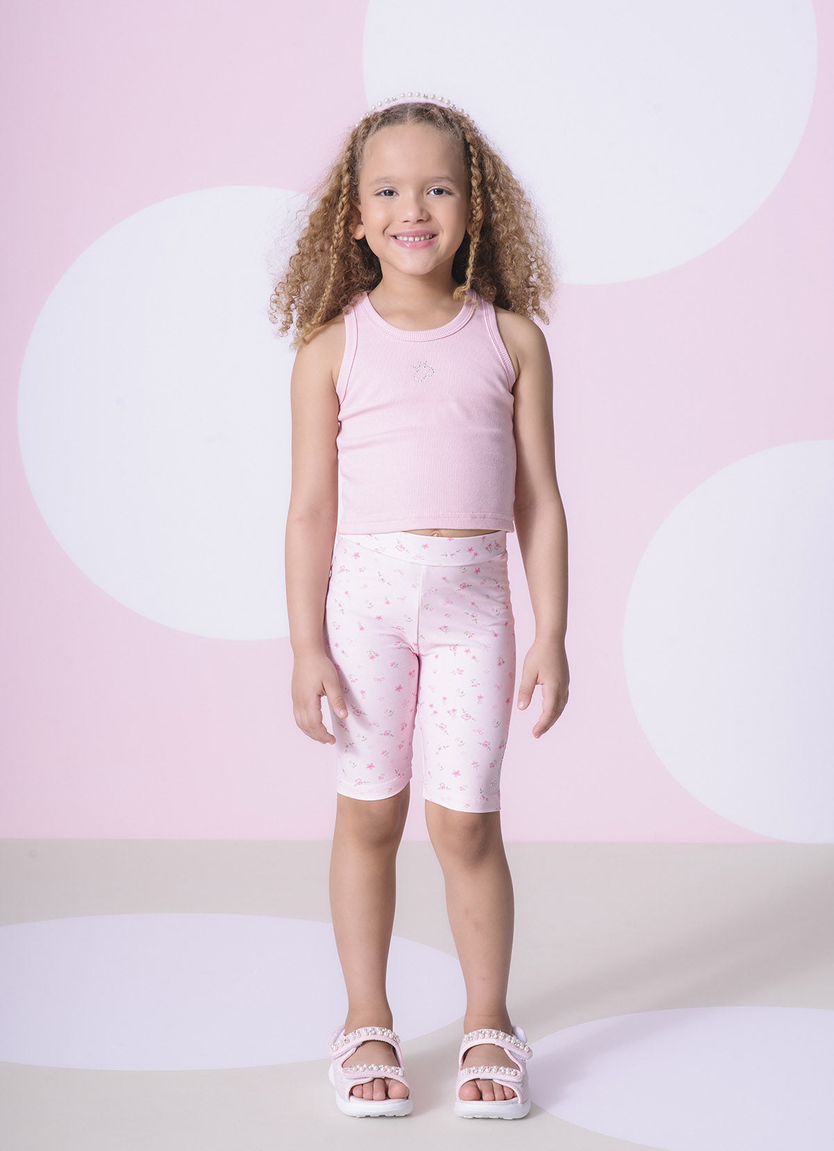 Regata Cropped Ribana Pituchinhus  Rosa Pastel