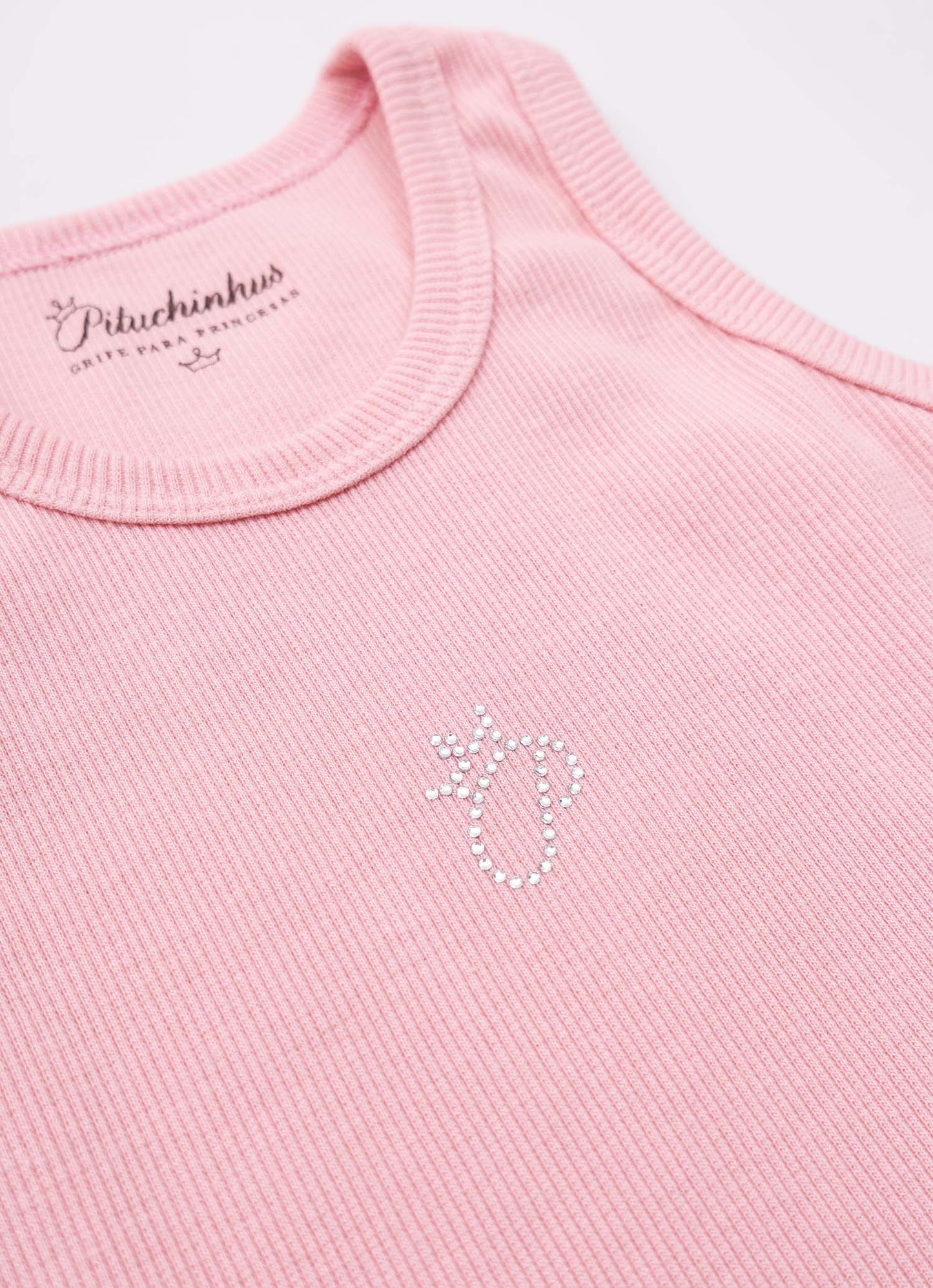 Regata Cropped Ribana Pituchinhus  Rosa Pastel