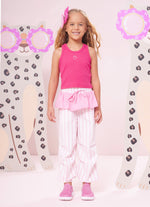 Regata Cropped Ribana Pituchinhus  Rosa Pink