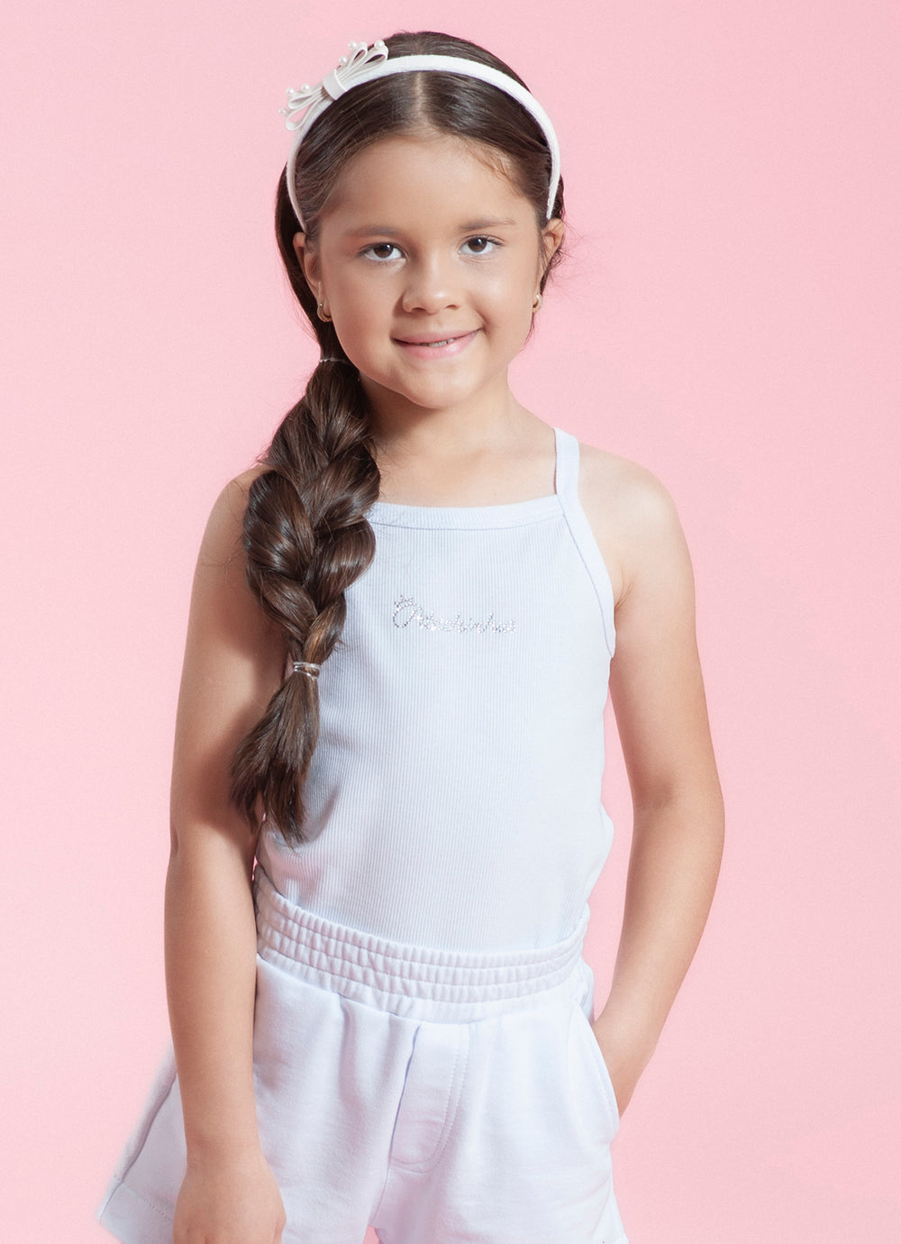 Blusa Ribana Alça Pituchinhus Branco