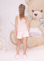 Blusa Ribana Alça Pituchinhus Rosa Cristal