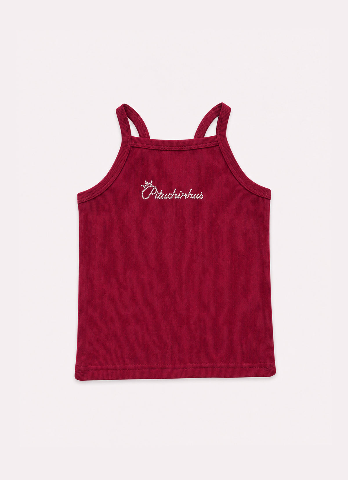 Blusa Ribana Alça Pituchinhus Vermelho Bordô
