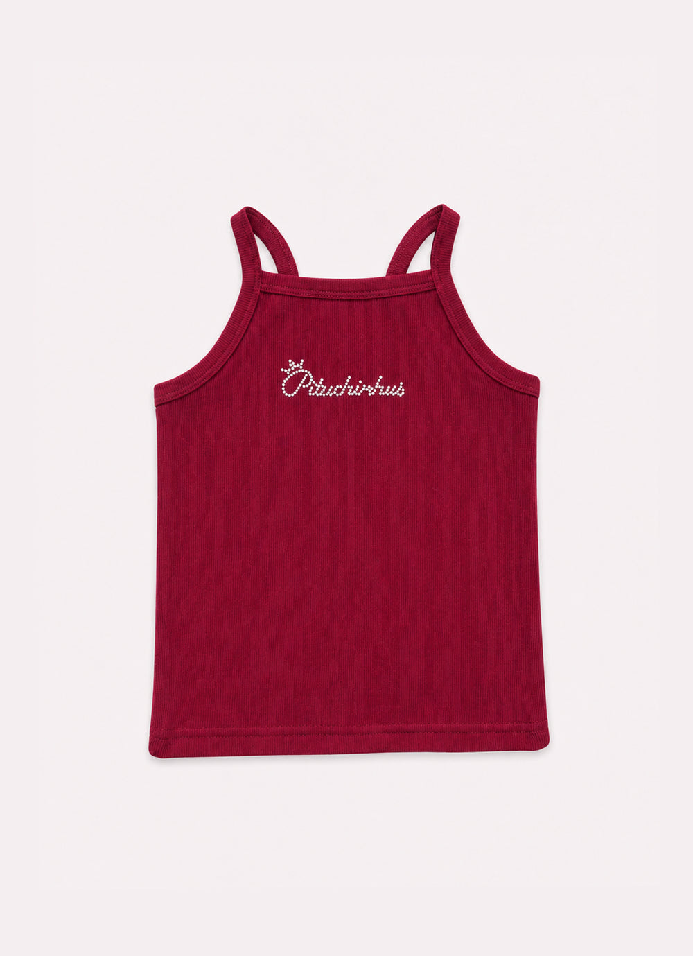 Blusa Ribana Alça Pituchinhus Vermelho Bordô