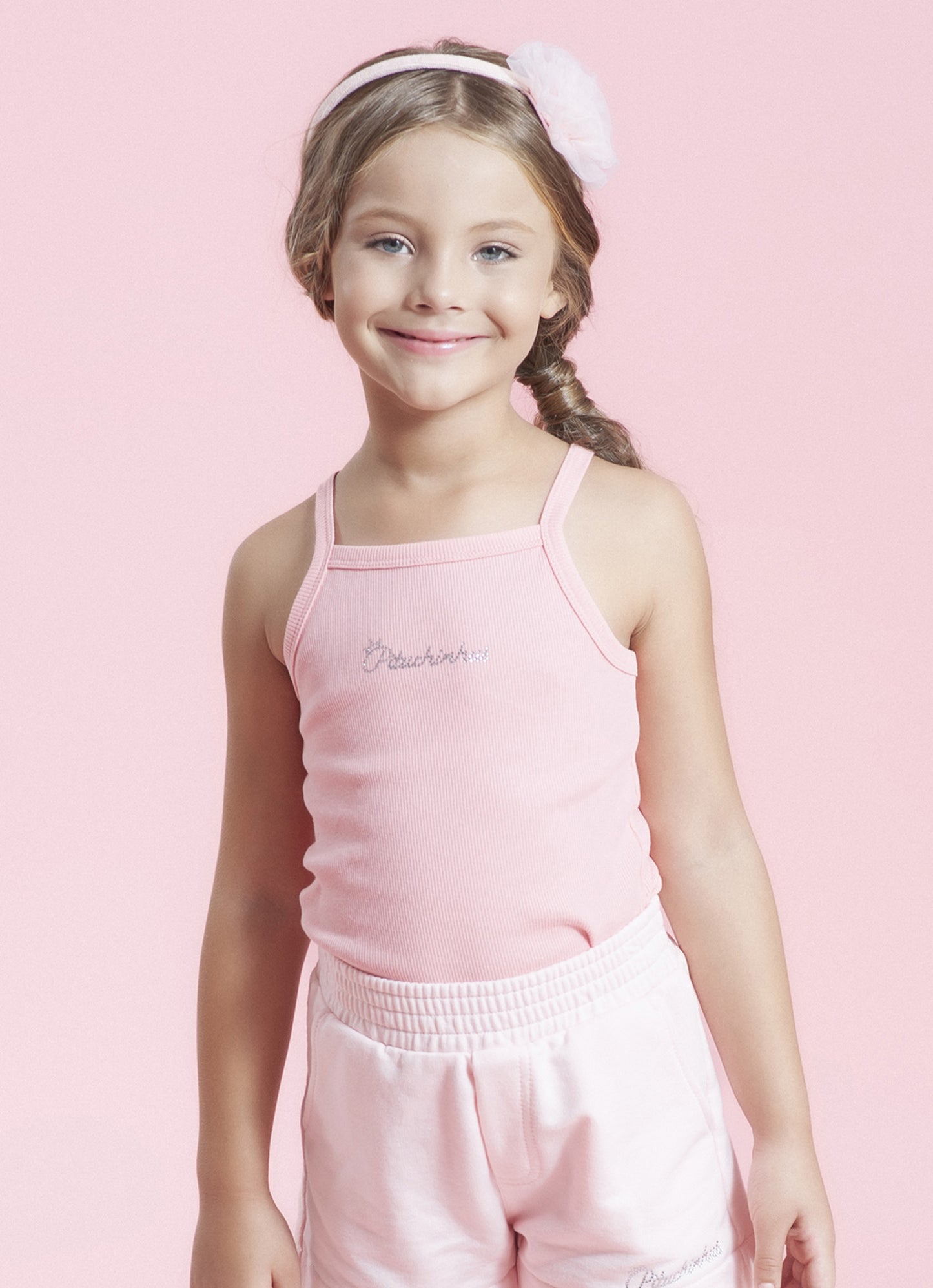 Blusa Ribana Alça Pituchinhus GLACE ROSA