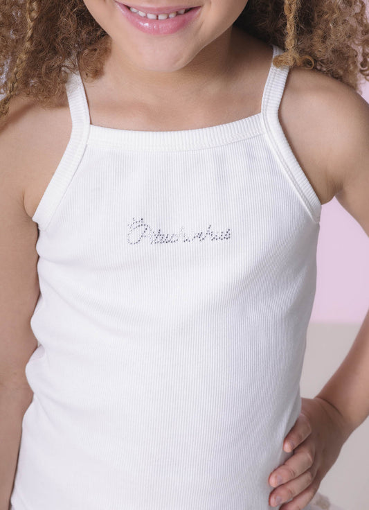 Blusa Ribana Alça Pituchinhus Off White
