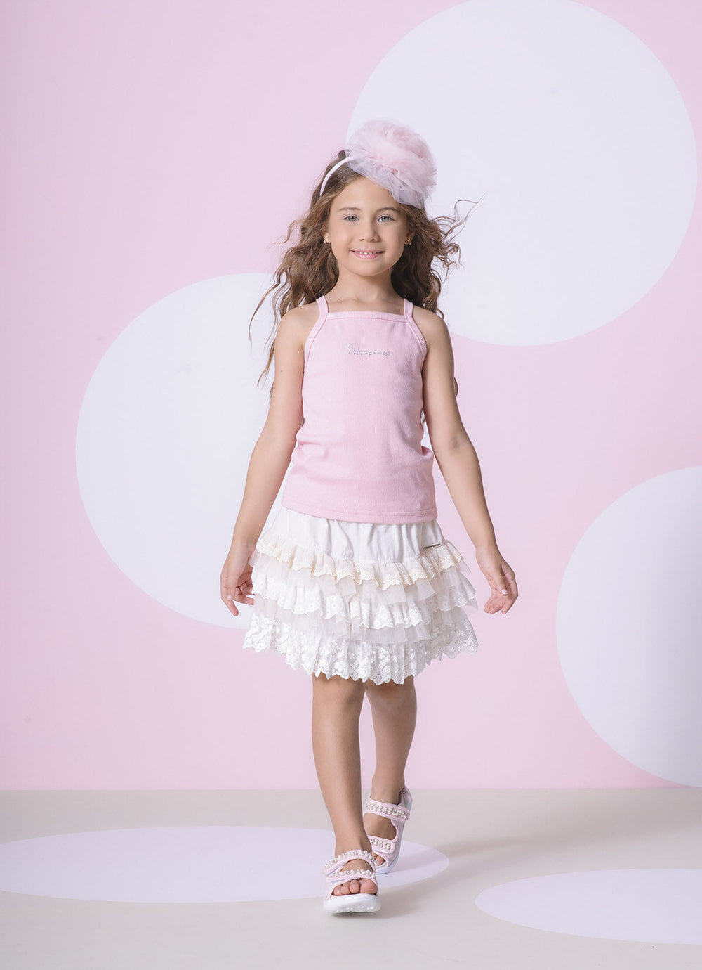 Blusa Ribana Alça Pituchinhus GLACE ROSA