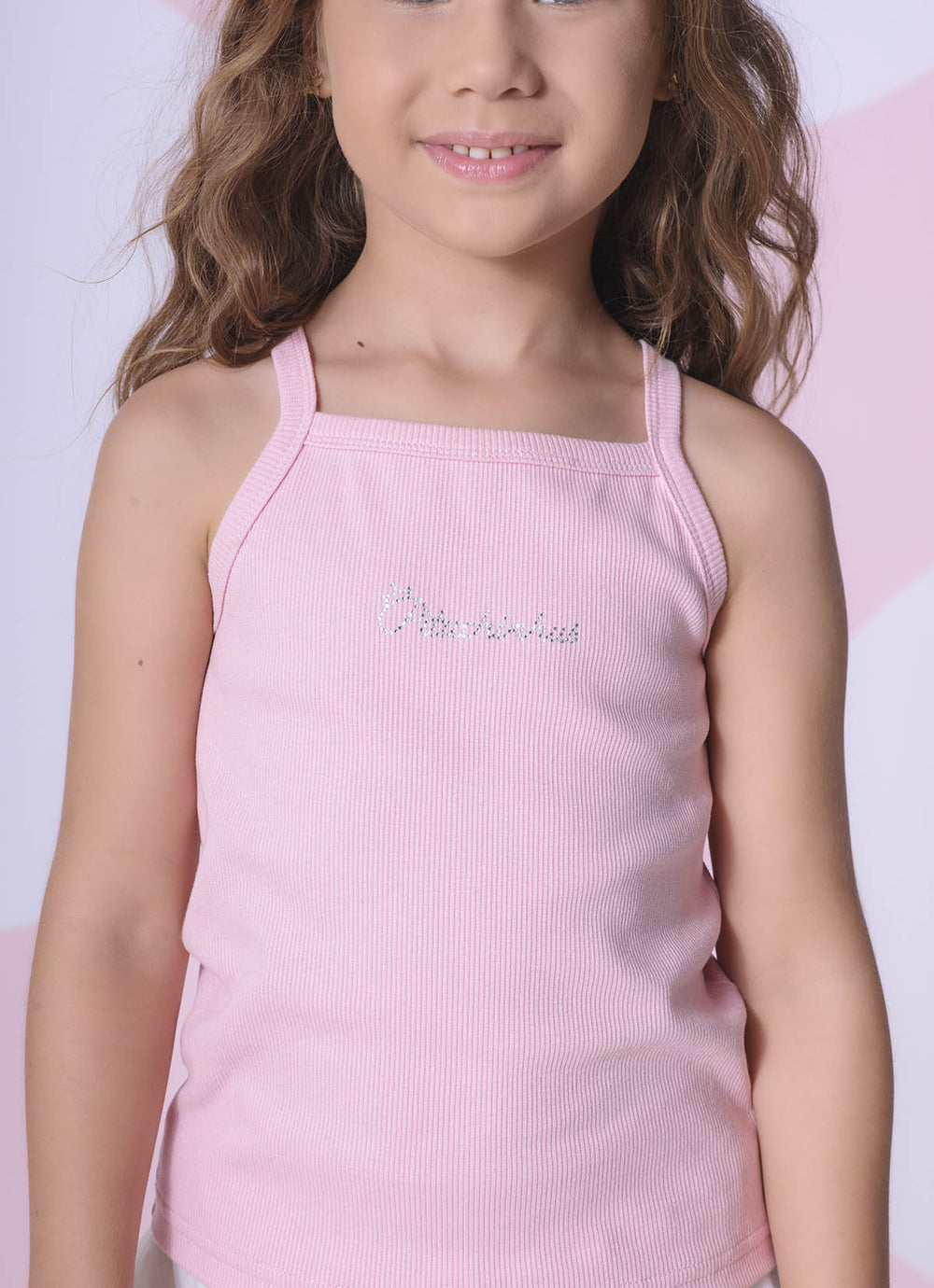 Blusa Ribana Alça Pituchinhus GLACE ROSA