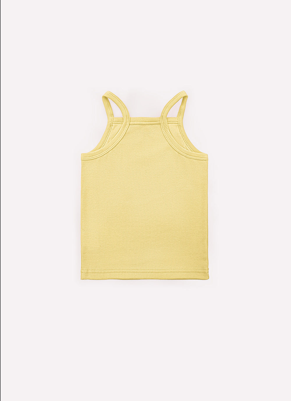 Blusa Ribana Alça Pituchinhus Amarelo Manteiga