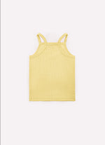 Blusa Ribana Alça Pituchinhus Amarelo Manteiga