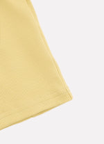 Blusa Ribana Alça Pituchinhus Amarelo Manteiga