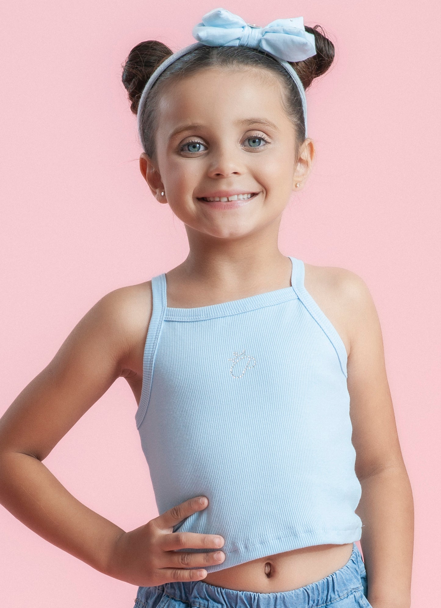 Blusa Alça Cropped Ribana