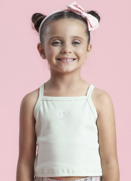 Blusa Alça Cropped Ribana