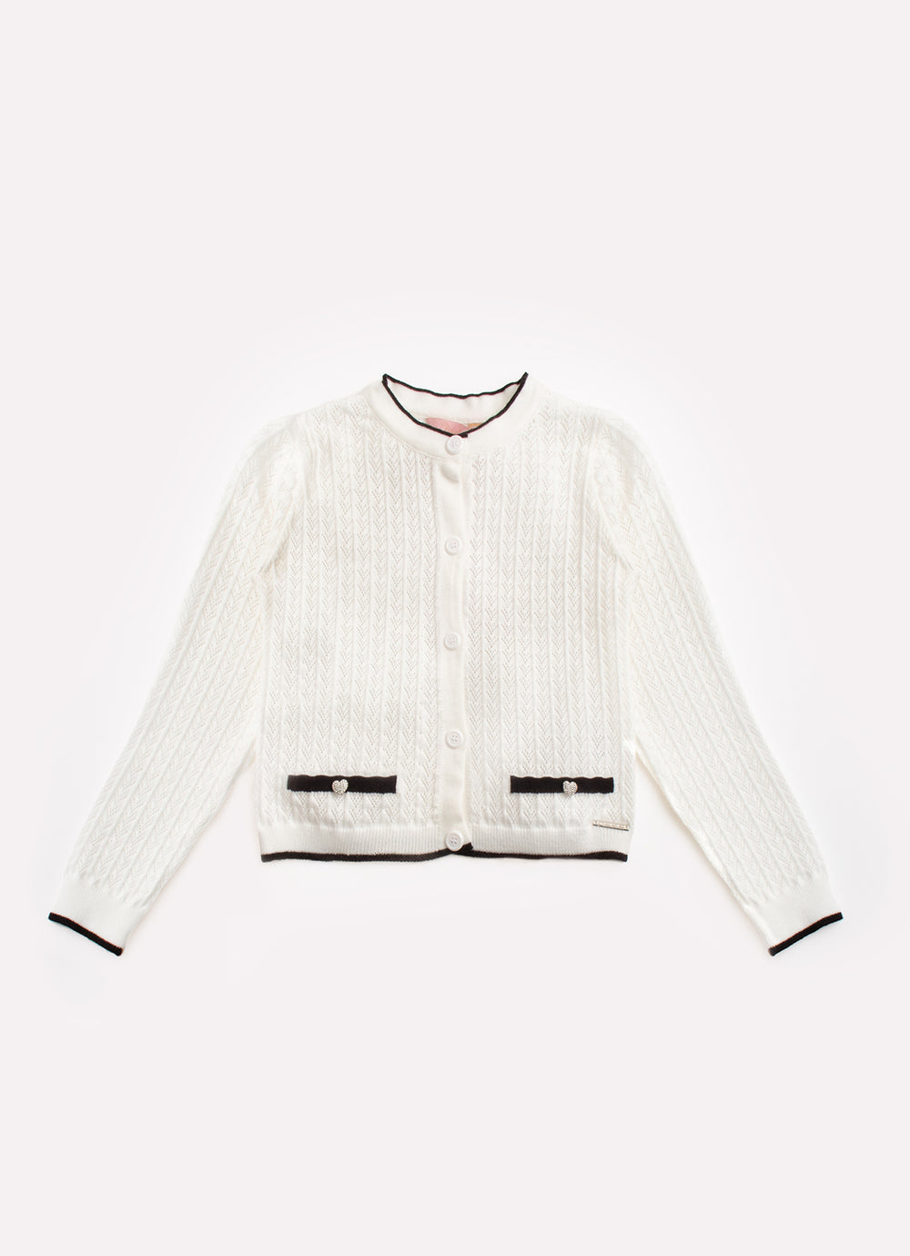 Casaco Tricot Ponto Texturizado