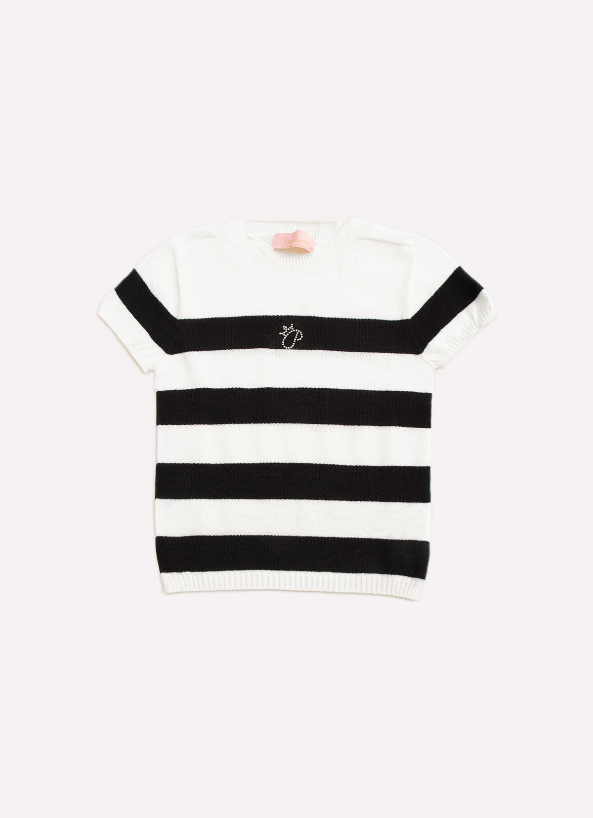 Blusa Tricot Sem Costura Listrada