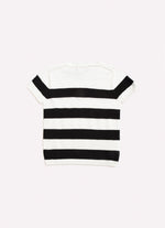 Blusa Tricot Sem Costura Listrada