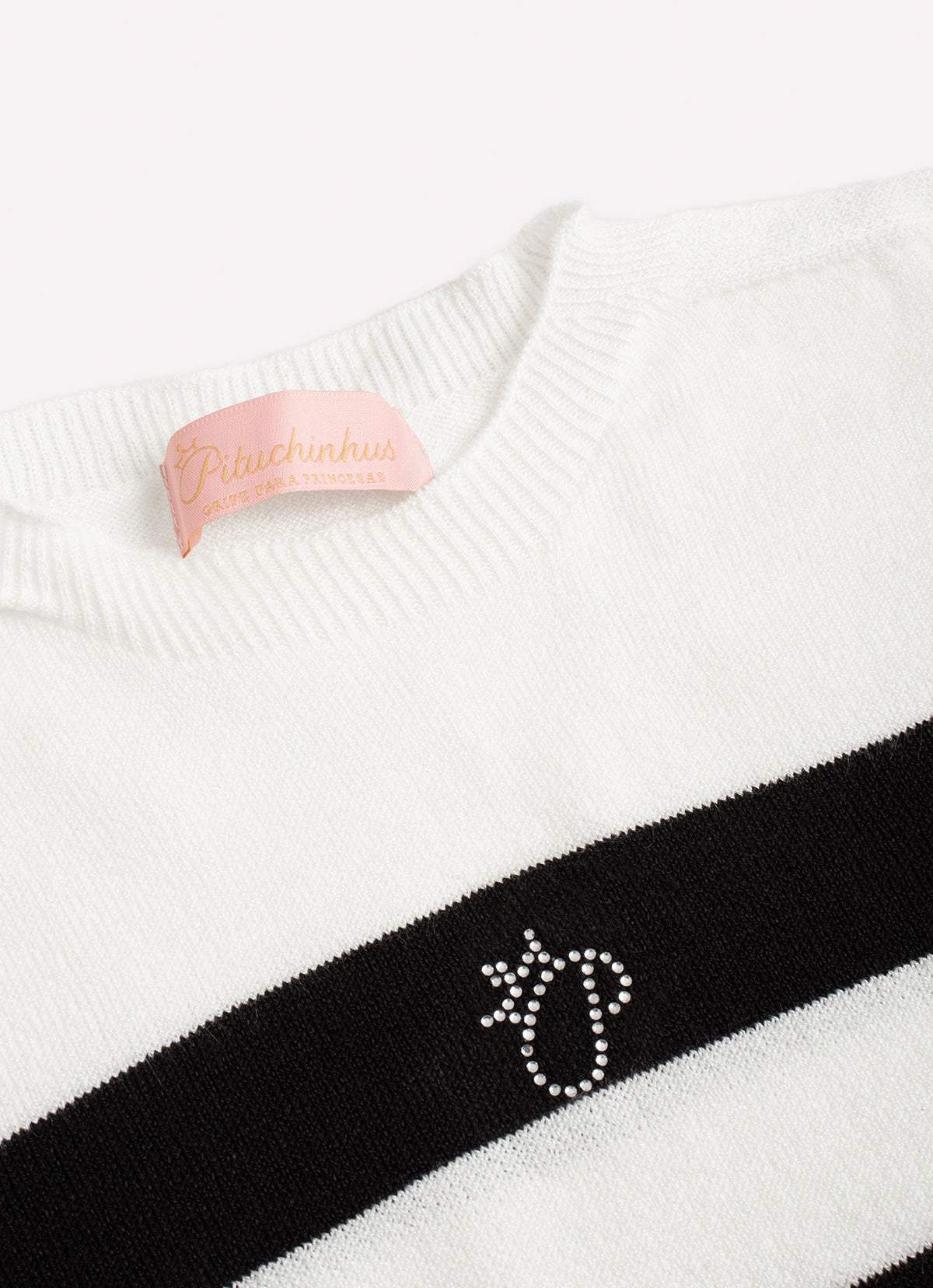 Blusa Tricot Sem Costura Listrada