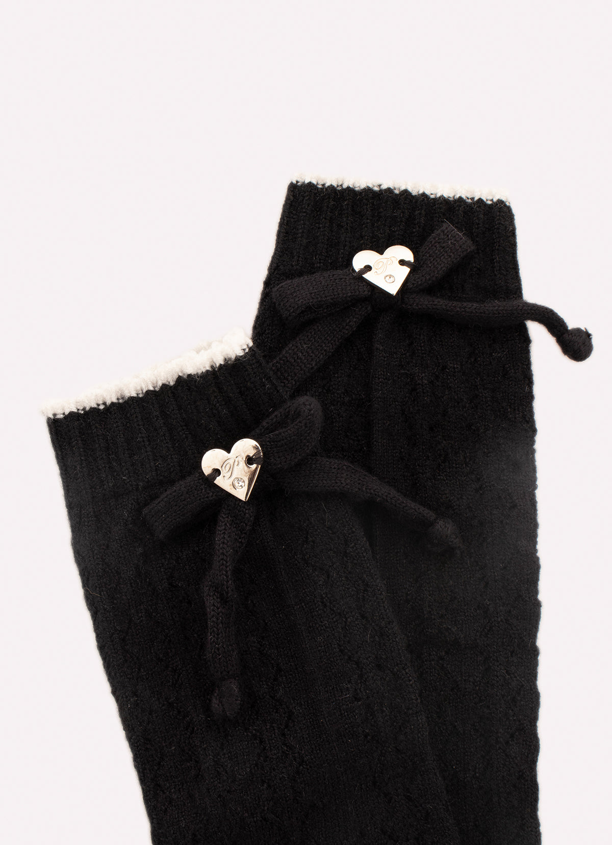 Meia Tricot Rendada
