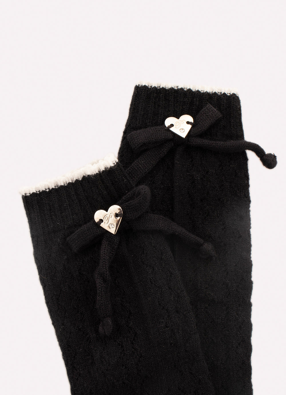 Meia Tricot Rendada
