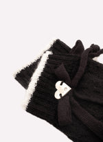 Meia Tricot Rendada