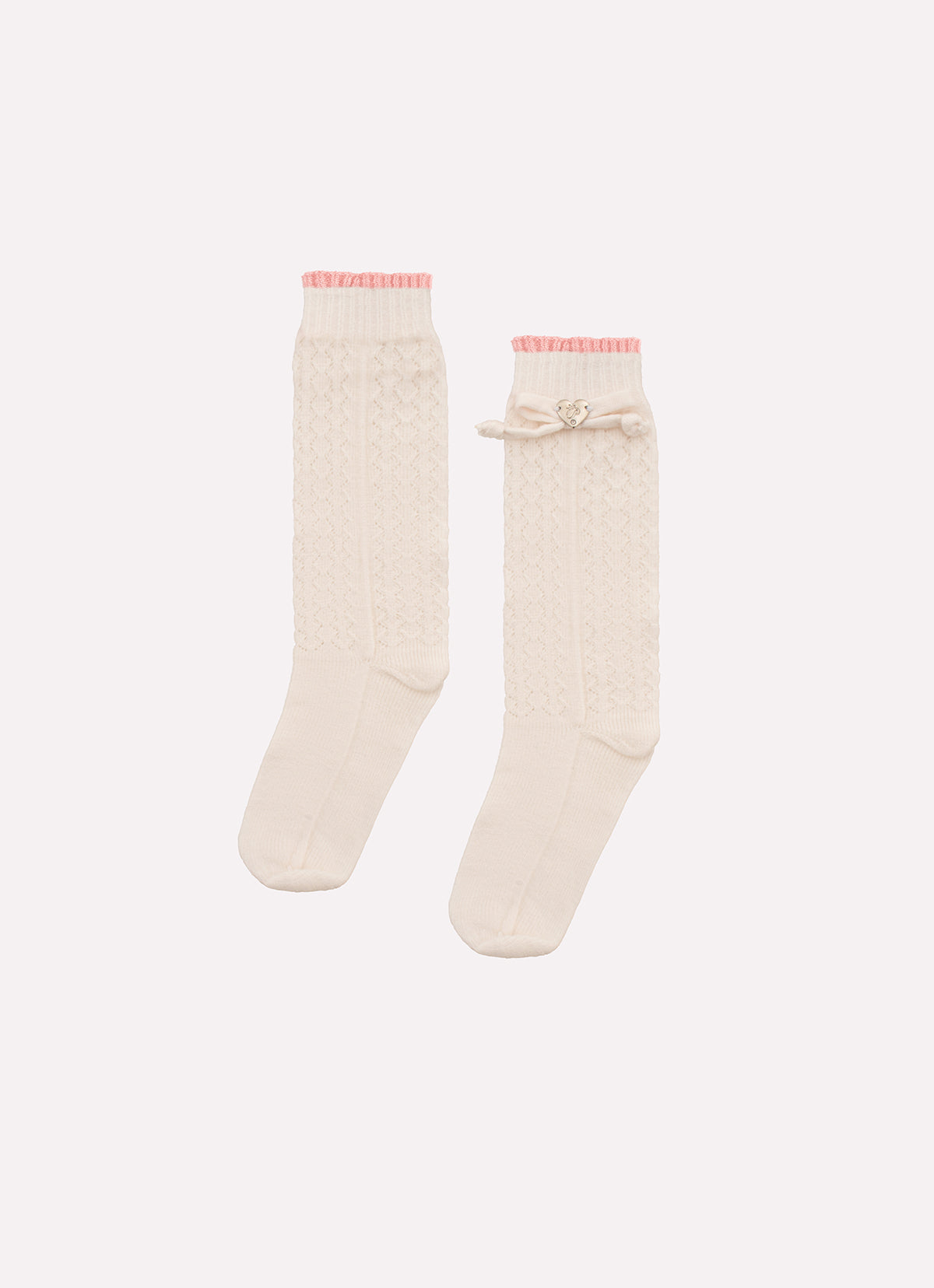 Meia Tricot Rendada