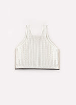 Regata Tricot Ponto Texturizado