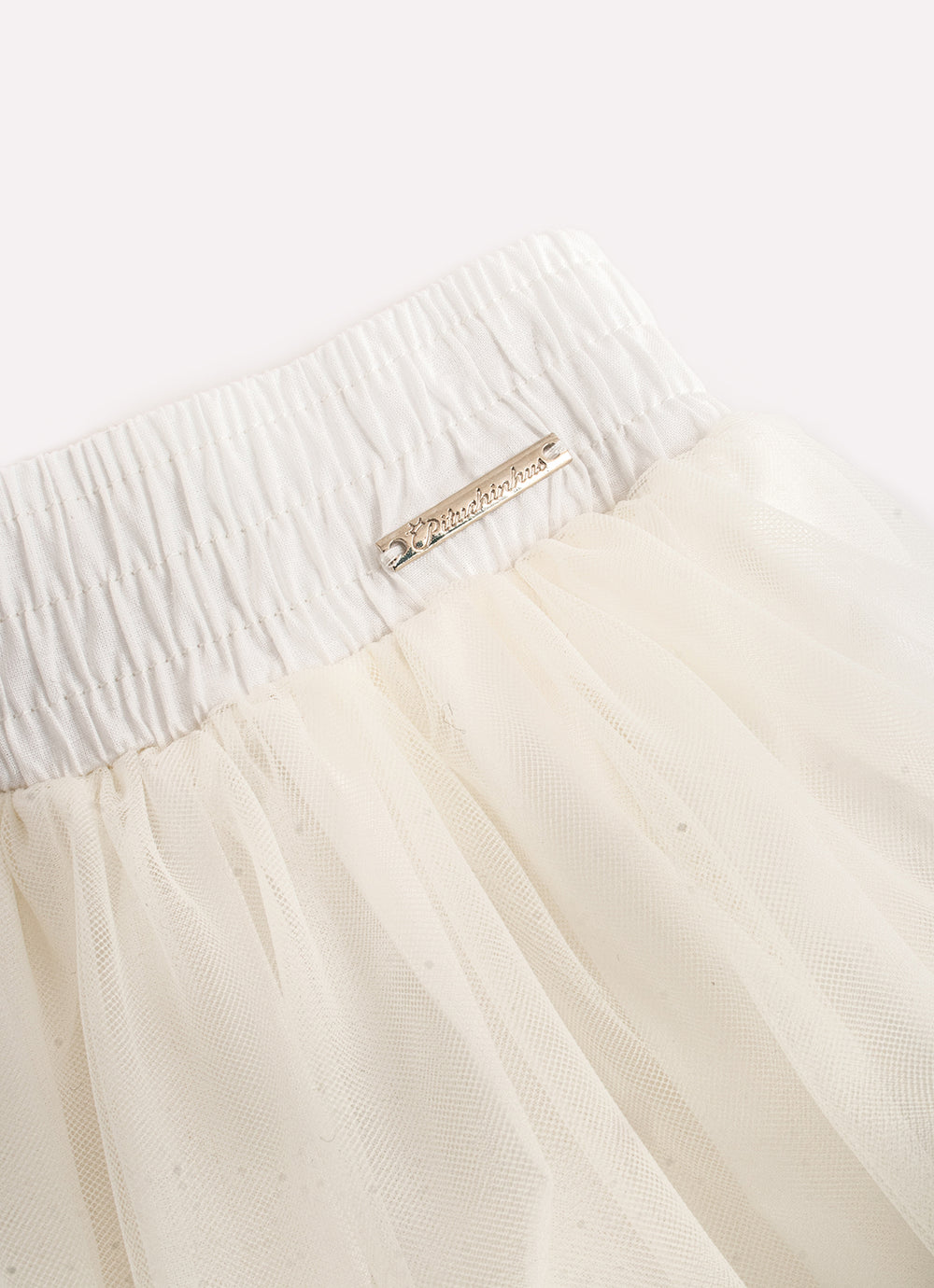 Saia Short Tule Babado Frufru