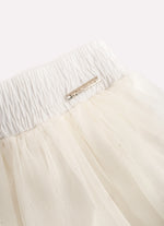 Saia Short Tule Babado Frufru