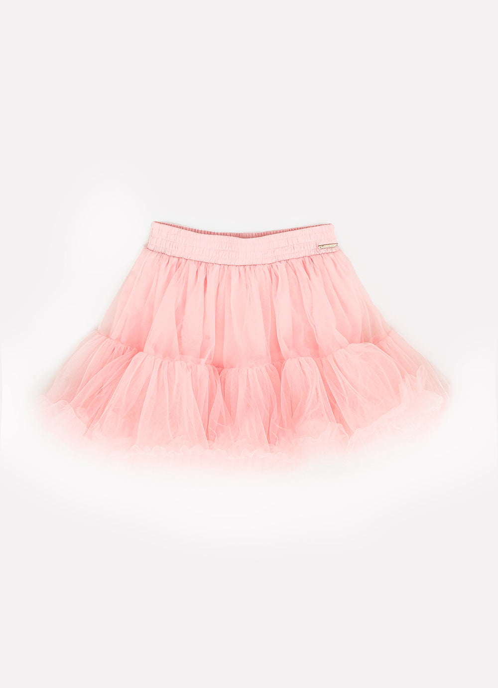 Saia Short Tule Babado Frufru