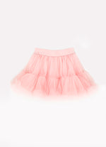 Saia Short Tule Babado Frufru