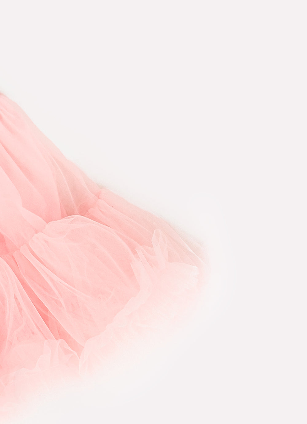 Saia Short Tule Babado Frufru